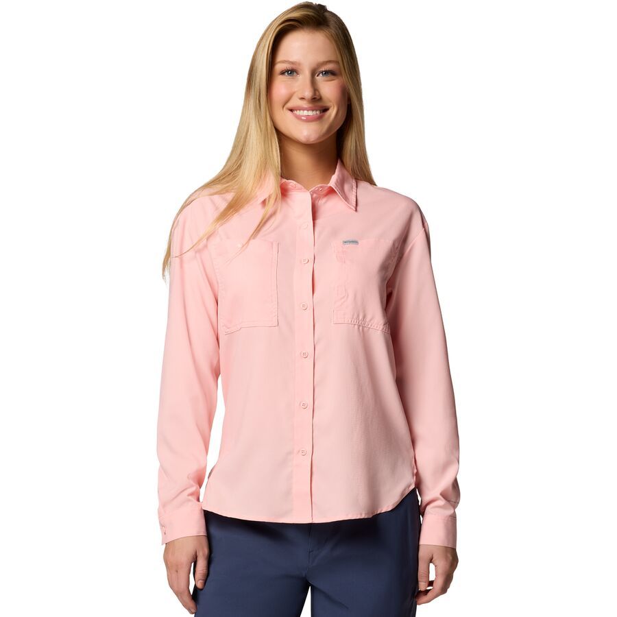 Columbia Silver Ridge Utility Long-Sleeve Shirt - Women's Pink Sand