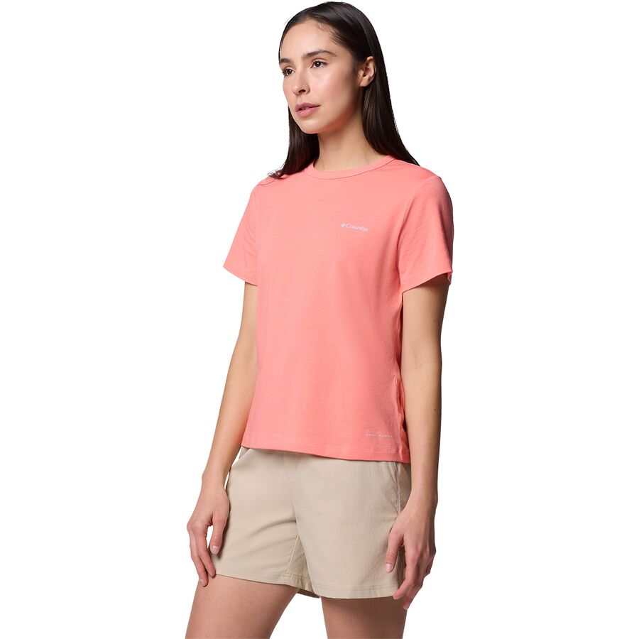 Columbia Sun Trek Short-Sleeve II Shirt - Women's Alpenglow
