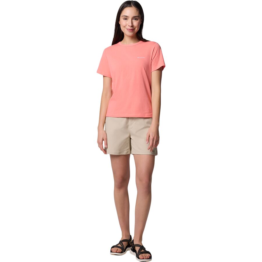 Columbia Sun Trek Short-Sleeve II Shirt - Women's Alpenglow