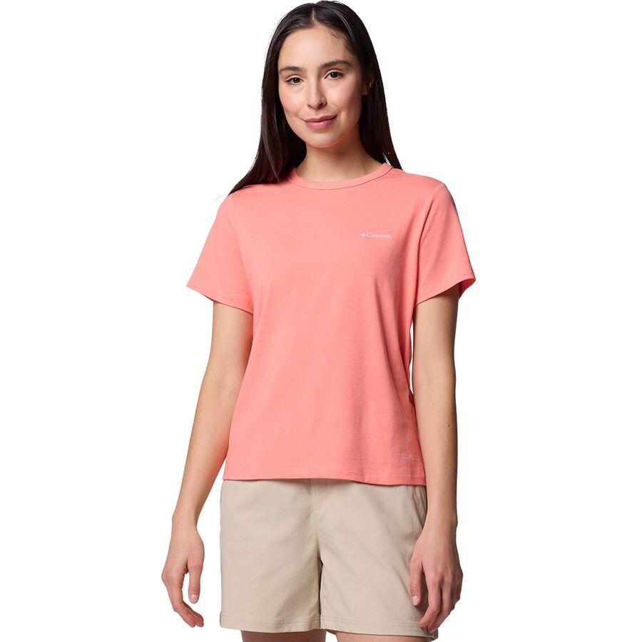 Columbia Sun Trek Short-Sleeve II Shirt - Women's Alpenglow