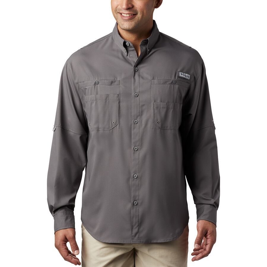 Columbia Tamiami II Long-Sleeve Shirt - Men's City Grey