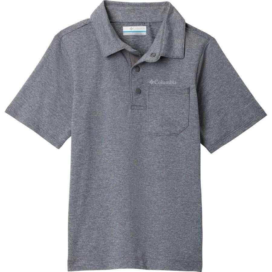Columbia Tech Trail Polo Shirt - Boys' City Grey Heather