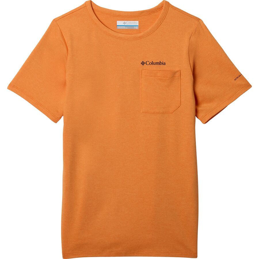Columbia Tech Trail Short-Sleeve T-Shirt - Boys' Koi Heather
