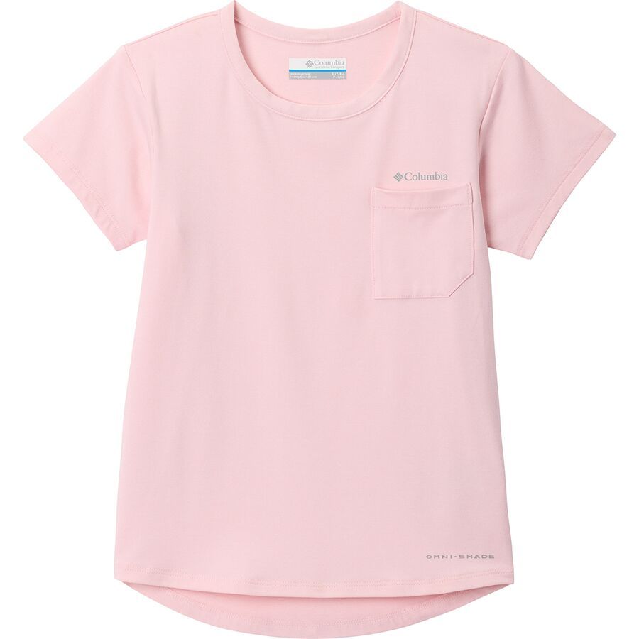 Columbia Tech Trail Short-Sleeve T-Shirt - Girls' Satin Pink Heather