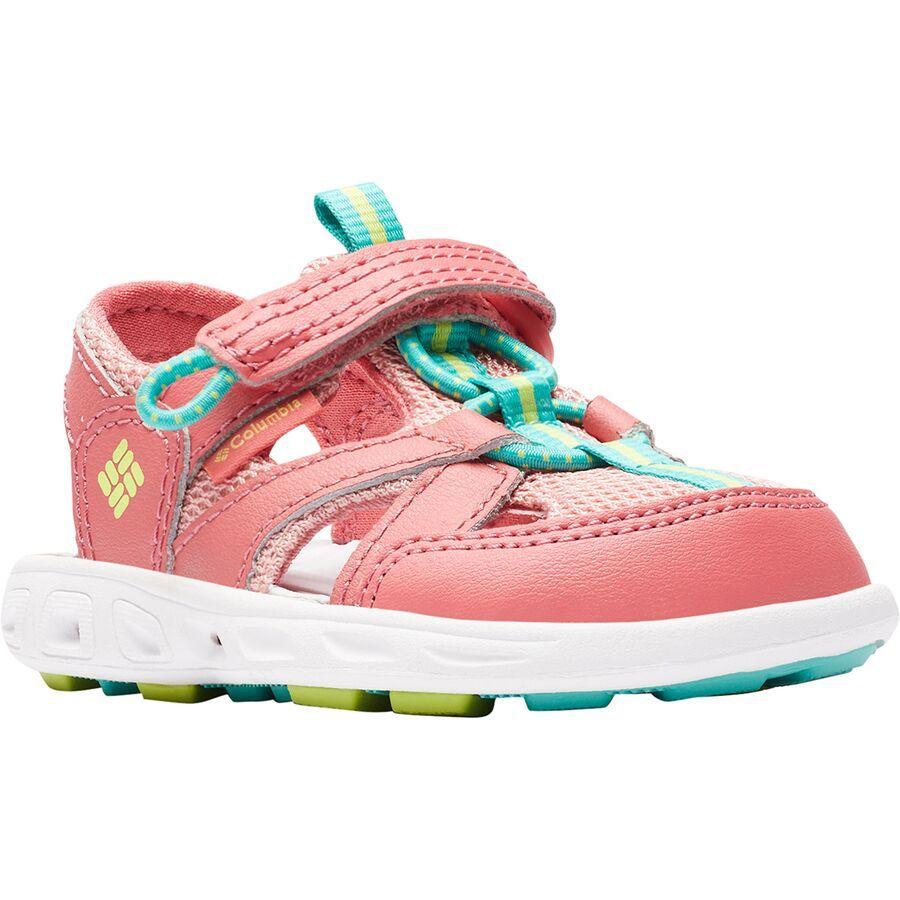 Columbia Techsun Wave Water Shoe - Toddler Girls' Wild Salmon/Voltage