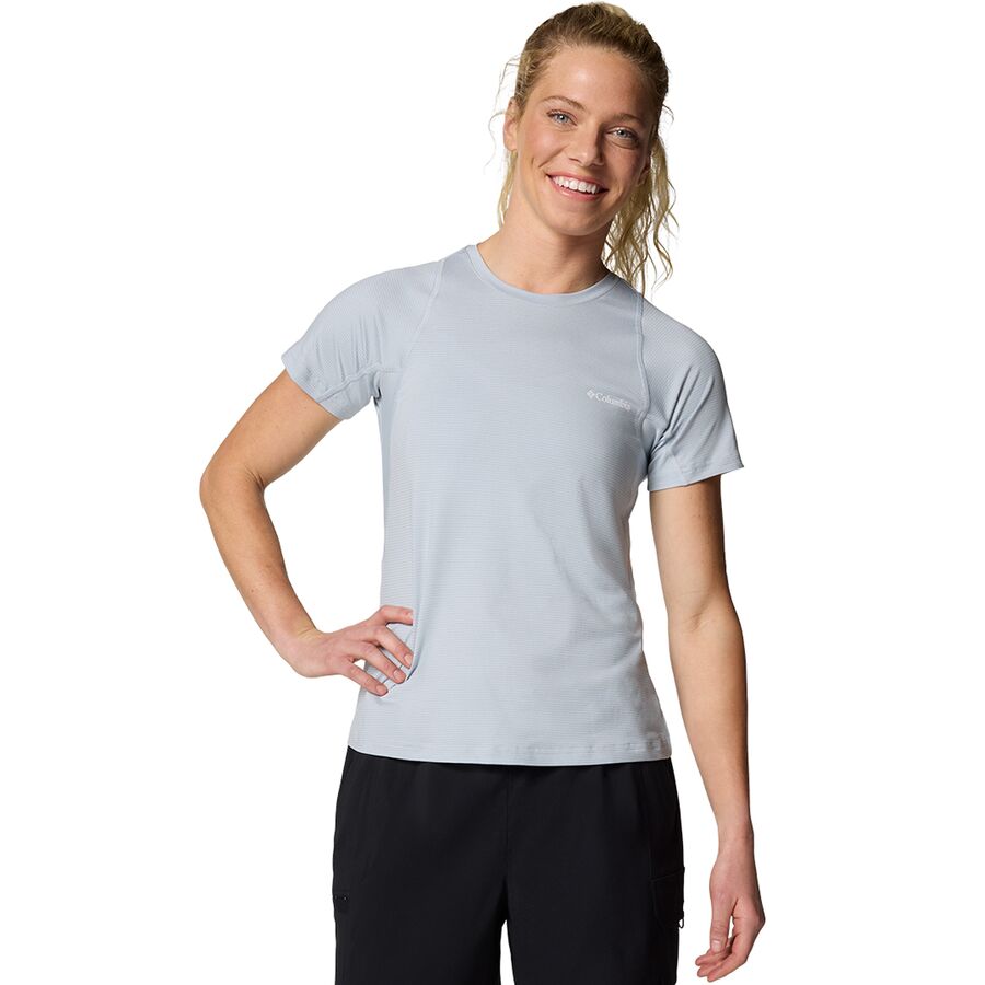 Columbia Weekend Ascent Short-Sleeve Shirt - Women's Cirrus Grey
