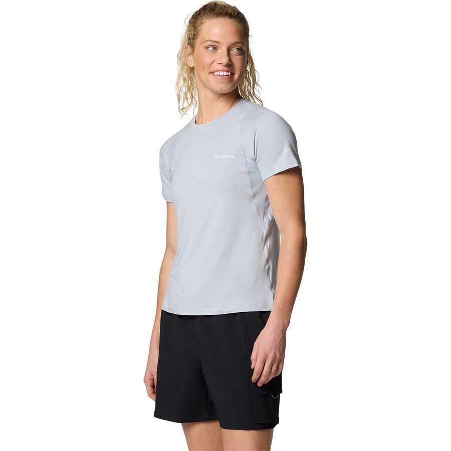 Columbia Weekend Ascent Short-Sleeve Shirt - Women's Cirrus Grey
