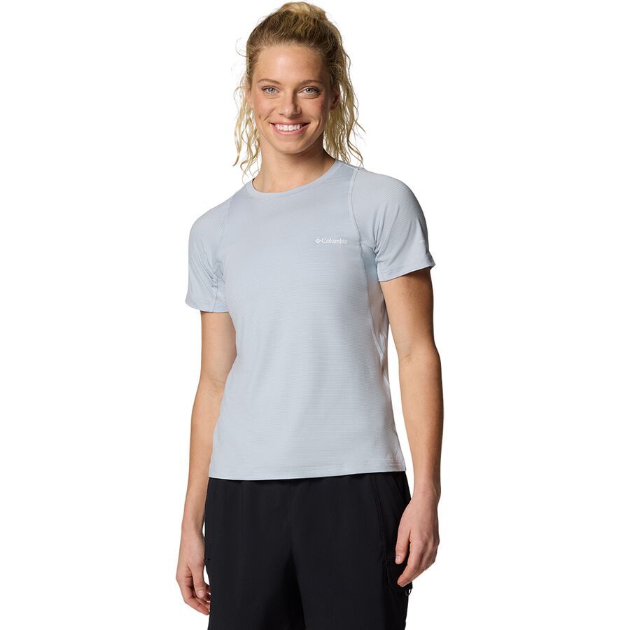 Columbia Weekend Ascent Short-Sleeve Shirt - Women's Cirrus Grey