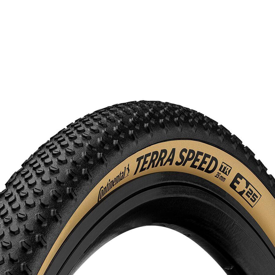 Continental Terra Speed Tire - Tubeless Black/Cream Black Chili ProTection