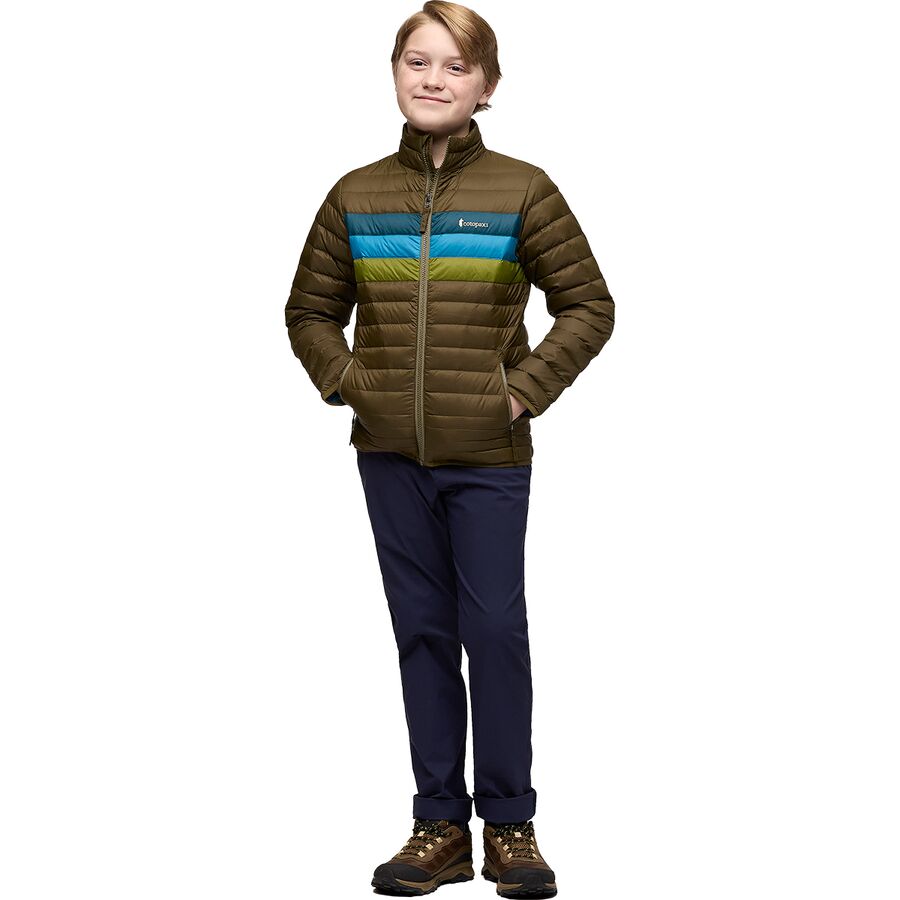 Cotopaxi Fuego Down Jacket - Kids' Live Oak Stripes