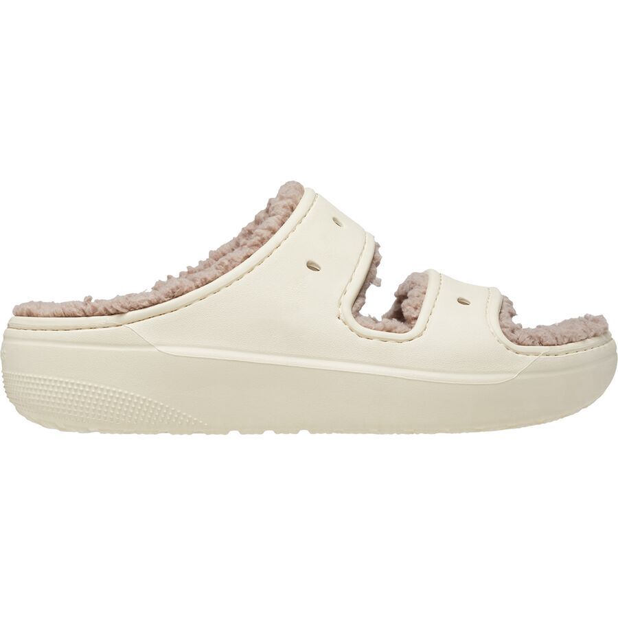 Crocs Classic Cozzzy Sandal Bone/Mushroom
