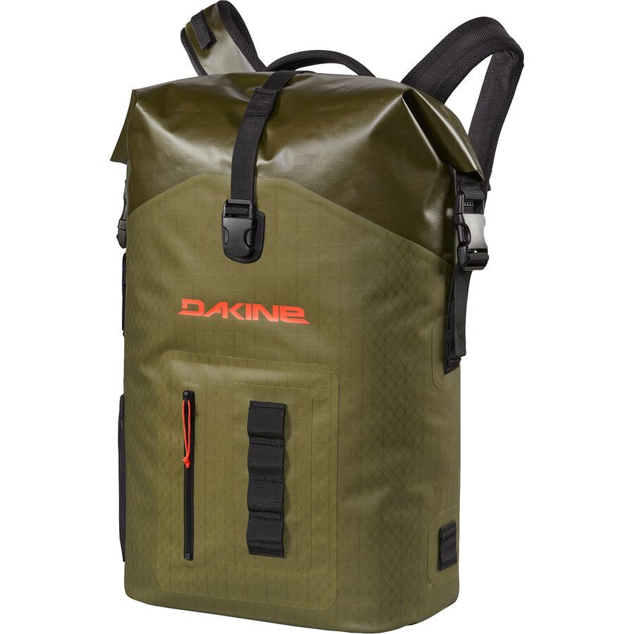 DAKINE Cyclone Wet/Dry Rolltop 34L Pack Dark Olive