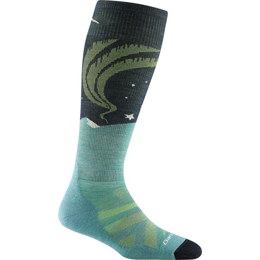 Darn Tough Aurora OTC Lightweight Cushion Sock - Women's Aqua