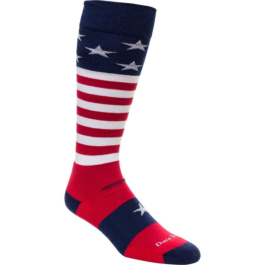 Darn Tough Captain Stripe OTC Cushion Sock - Men's Stars And Stripes