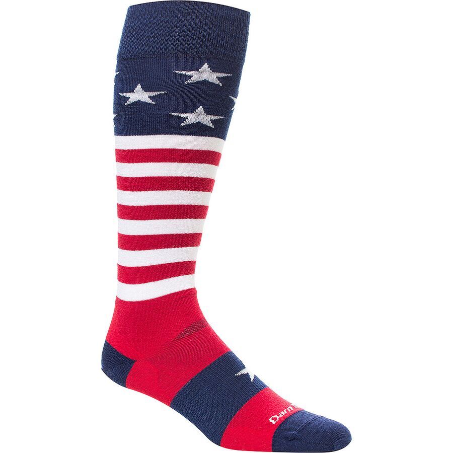 Darn Tough Captain Stripe OTC Ultra-Light Sock - Men's Stars And Stripes