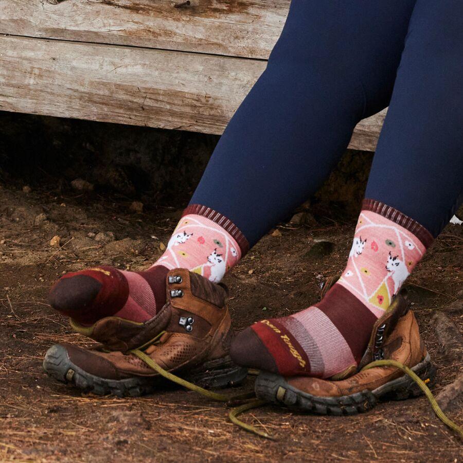 Darn Tough Critter Club Micro Crew Lightweight Cushion Sock - Women's Canyon