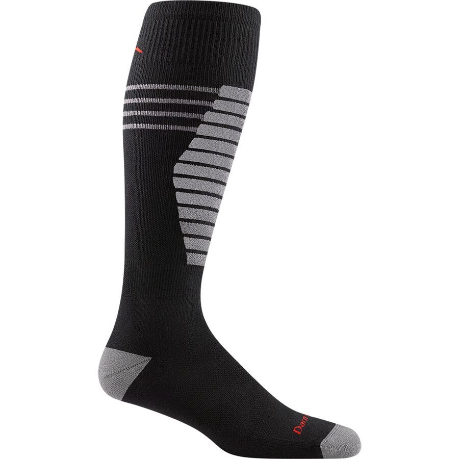 Darn Tough Edge Thermolite OTC Midweight Cushion Padded Shin Sock Black