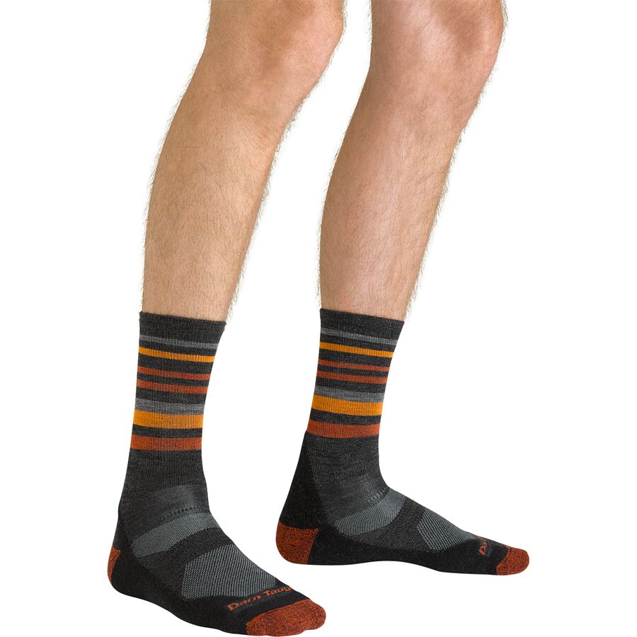 Darn Tough Fastpack Micro Crew Lightweight + Cushion Sock Charcoal
