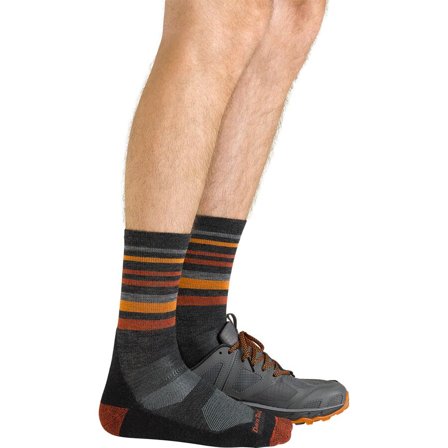 Darn Tough Fastpack Micro Crew Lightweight + Cushion Sock Charcoal