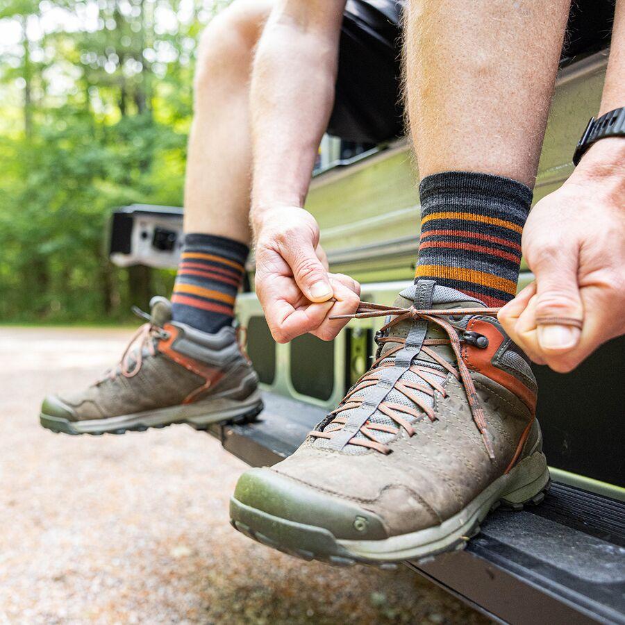 Darn Tough Fastpack Micro Crew Lightweight + Cushion Sock Charcoal