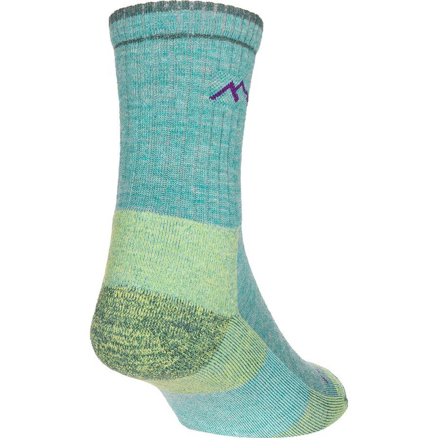Darn Tough Hiker Micro Crew Cushion Sock - Women's Aqua Heather