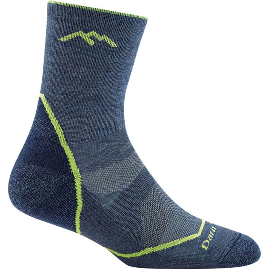 Darn Tough Light Hiker Jr Micro Crew Light Cushion Hiking Sock - Boys' Denim
