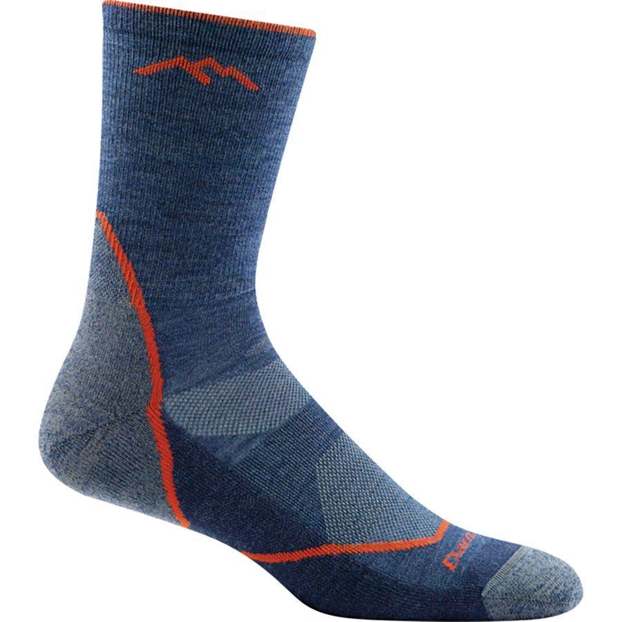 Darn Tough Light Hiker Micro Crew Light Cushion Sock - Men's Denim