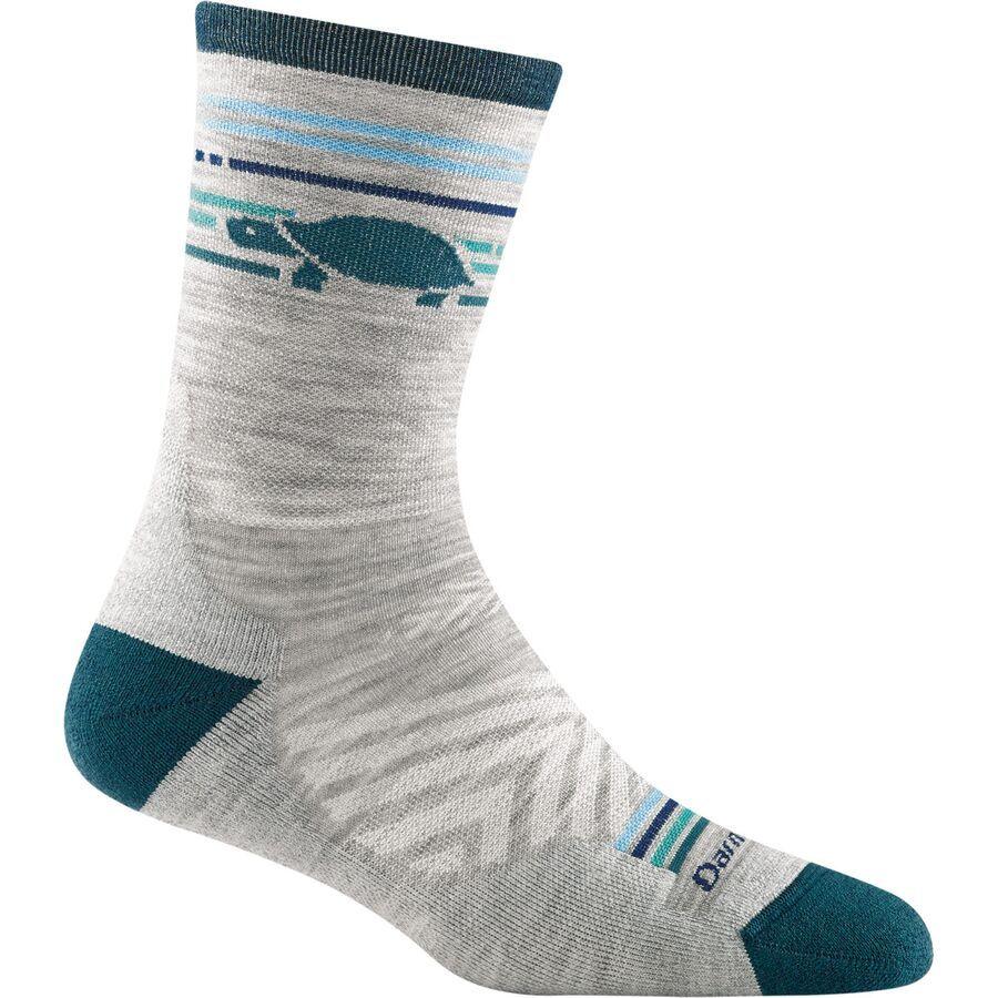 Darn Tough Pacer Micro Crew Ultra-Lightweight Cushion Sock - Women's Gray
