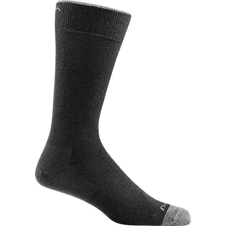 Darn Tough Solid Crew Lightweight Sock Black