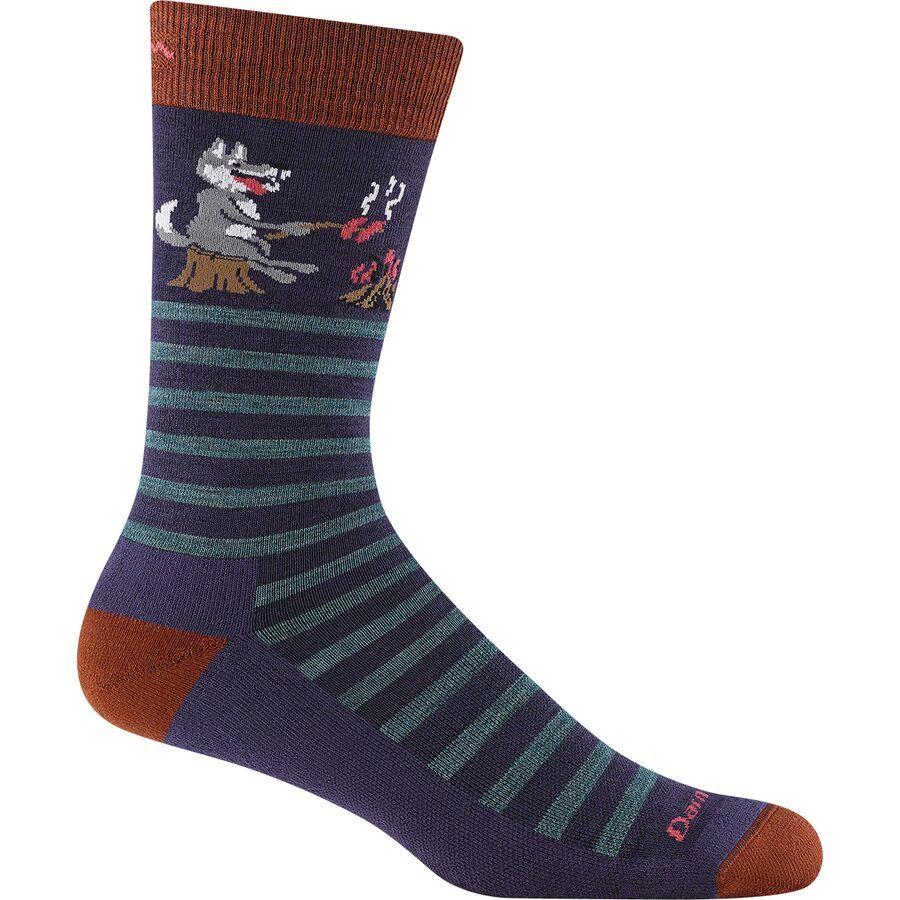 Darn Tough Wild Life Crew Lightweight + Cushion Sock - Men's Blackberry