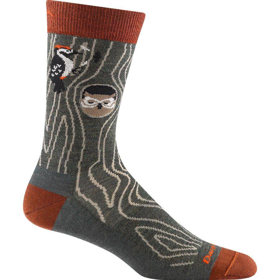 Darn Tough Woody Crew Lightweight Sock - Men's Forest