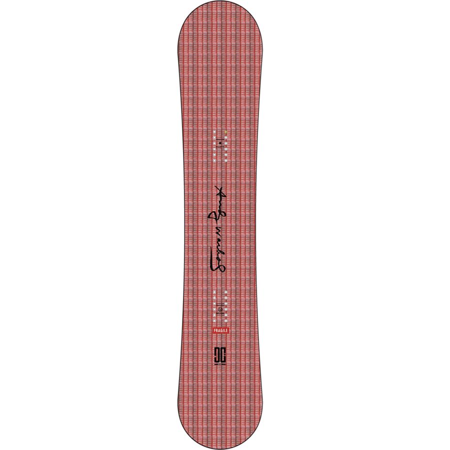 DC Andy Warhol Ply Snowboard - 2024 Red Fragile