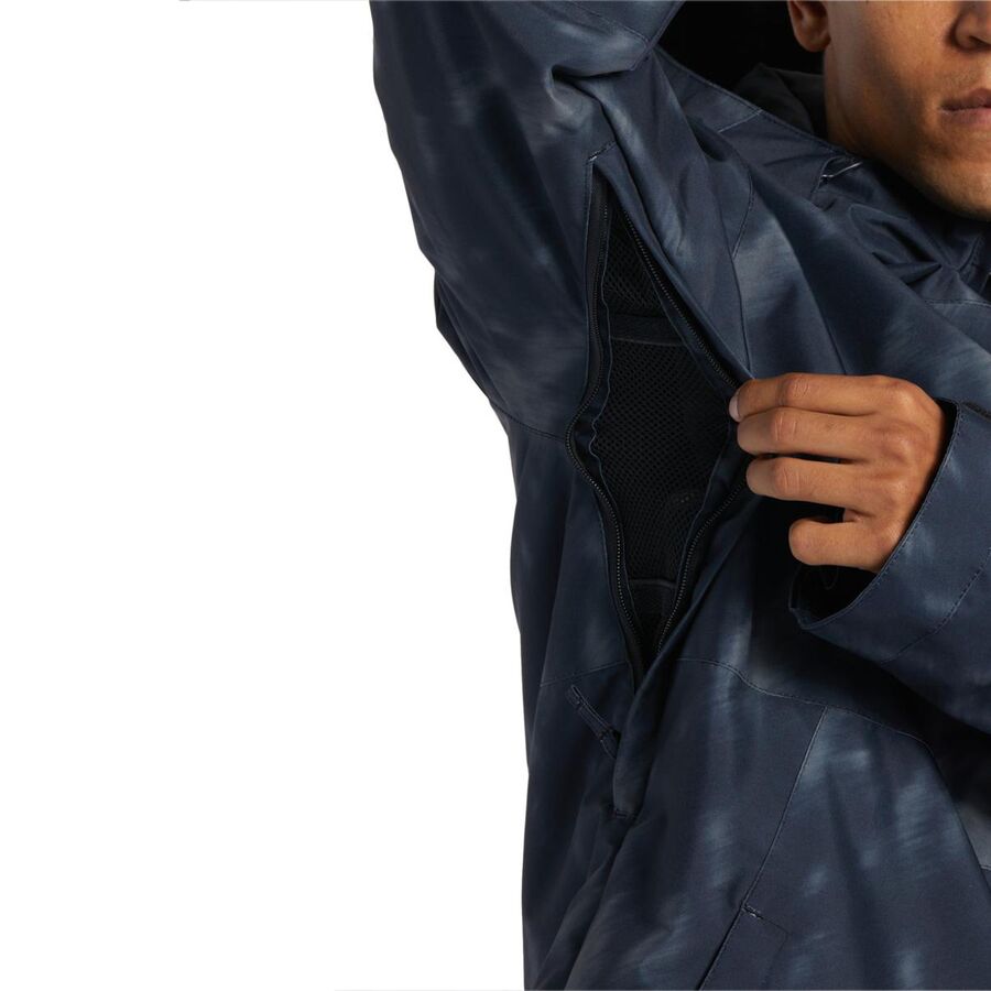 DC Basis Print Jacket 2024 Black Tree Runs