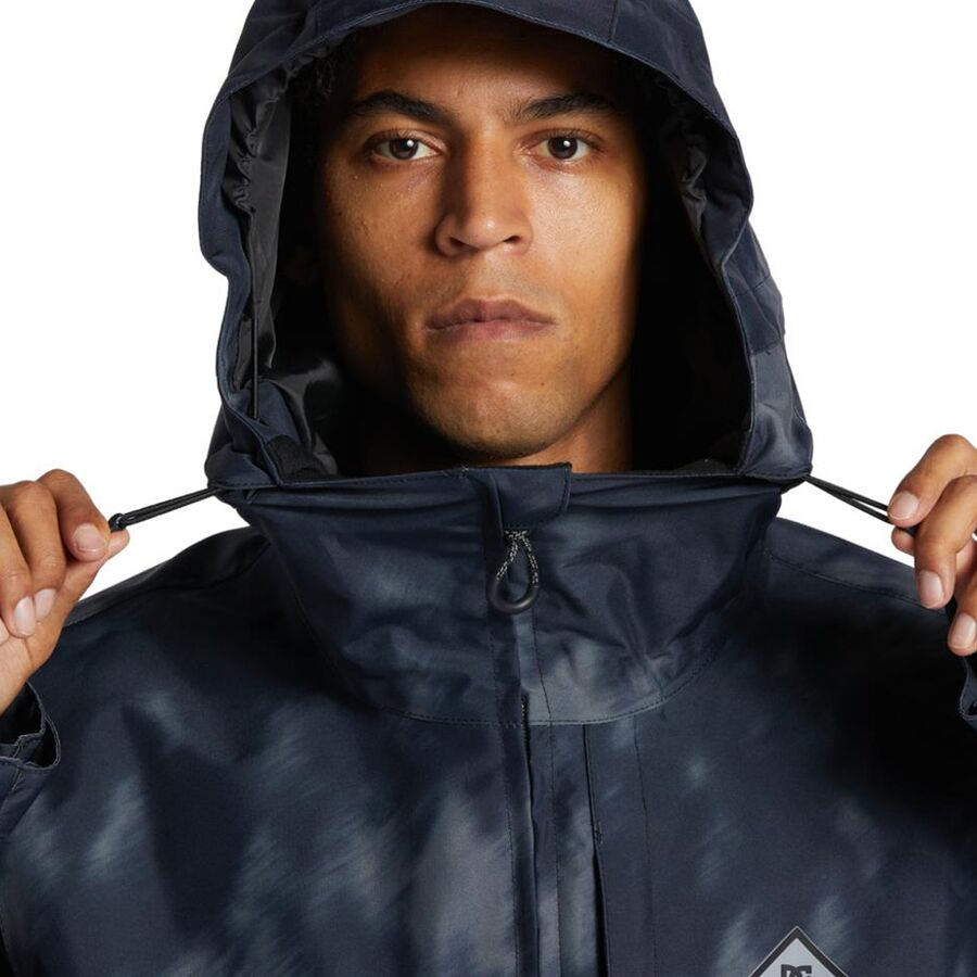 DC Basis Print Jacket 2024 Black Tree Runs