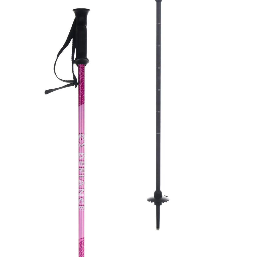 Defiance Junior Adjustable Ski Poles - 2024