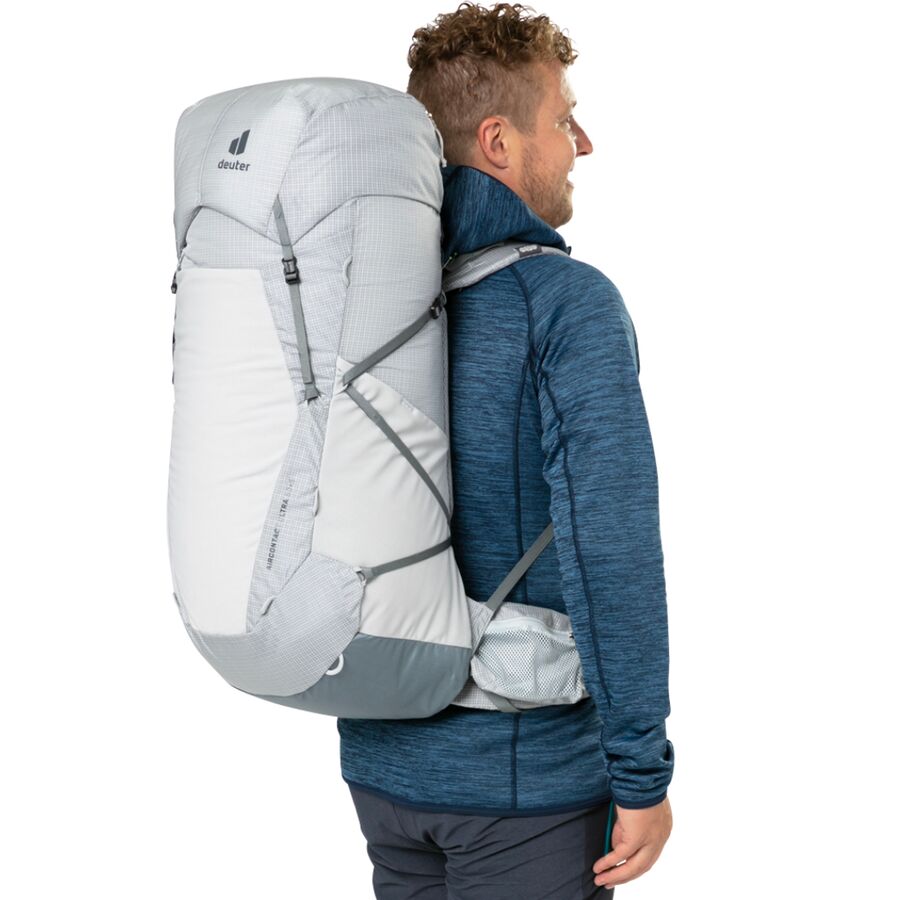 Deuter Aircontact Ultra 50+5L Backpack - Men's Tin/Shale