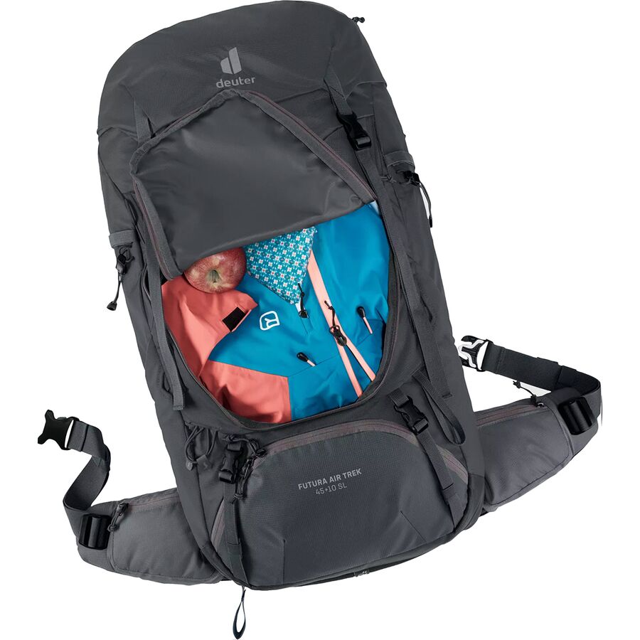 Deuter Futura Air Trek SL 45+10L Backpack - Women's Black/Graphite