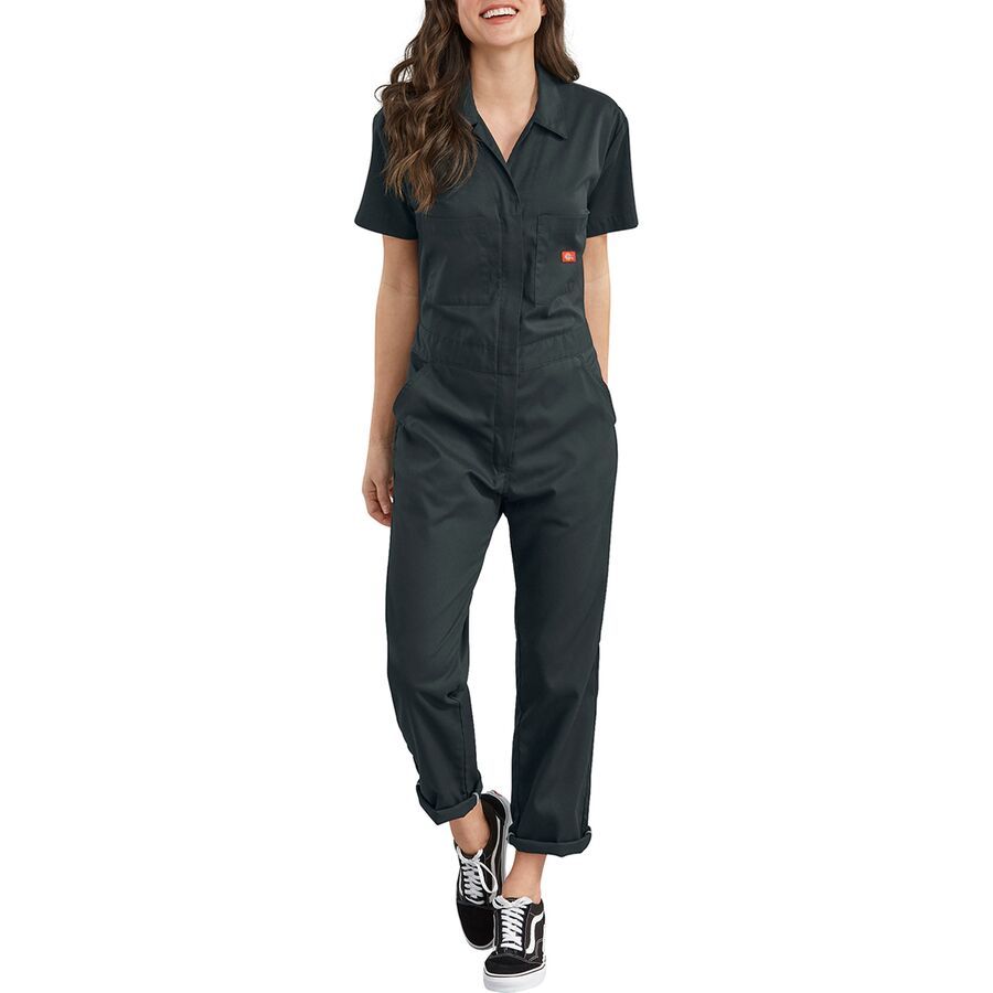 Dickies Temp IQ Short-Sleeve Flex Work Coverall - Women's Black