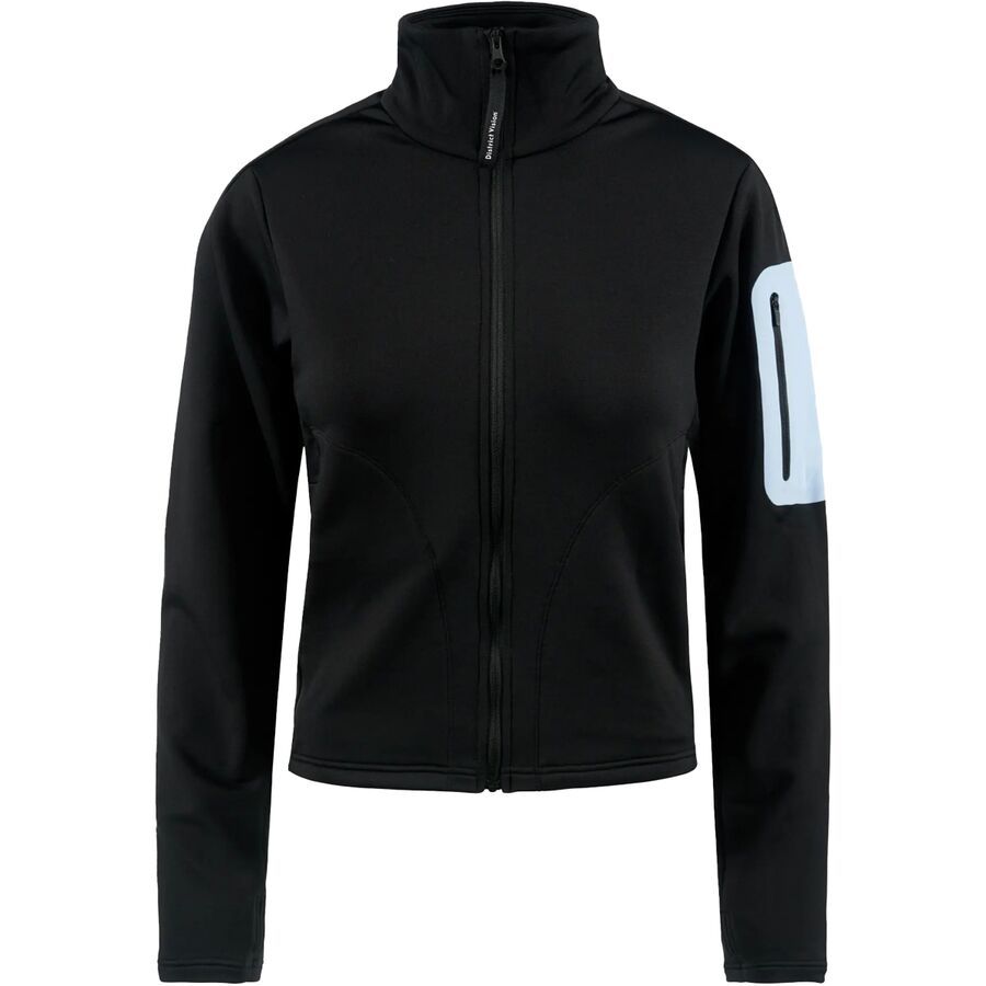 District Vision Full-Zip Grid Fleece - Women's Black