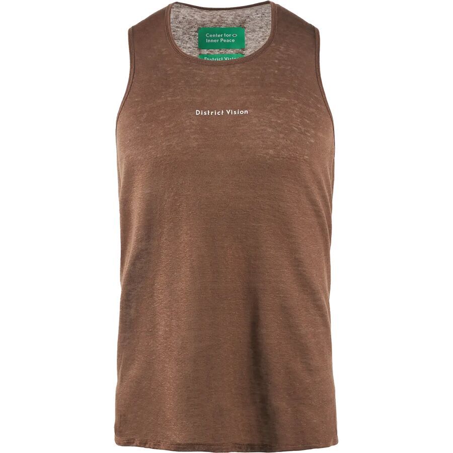 District Vision Hemp Singlet Tank Top - Men's Cacao