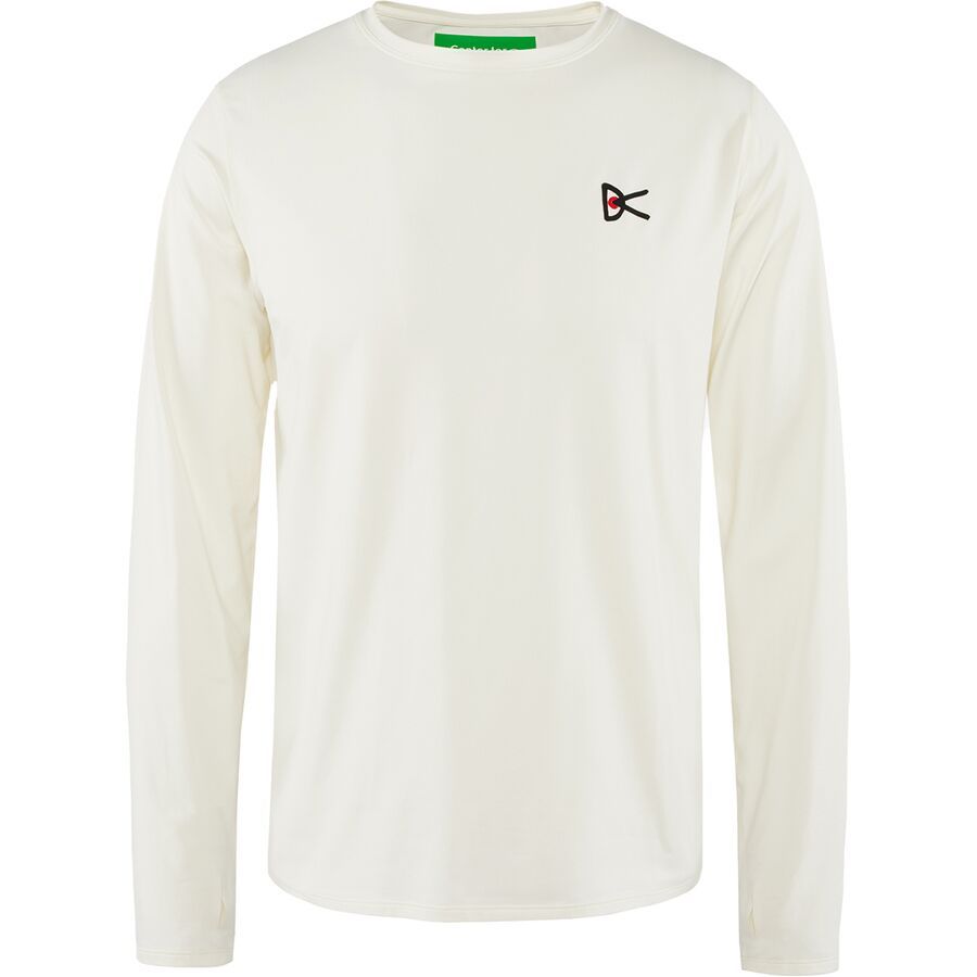 District Vision Lightweight Long Sleeve T-Shirt - Men's Lunar White