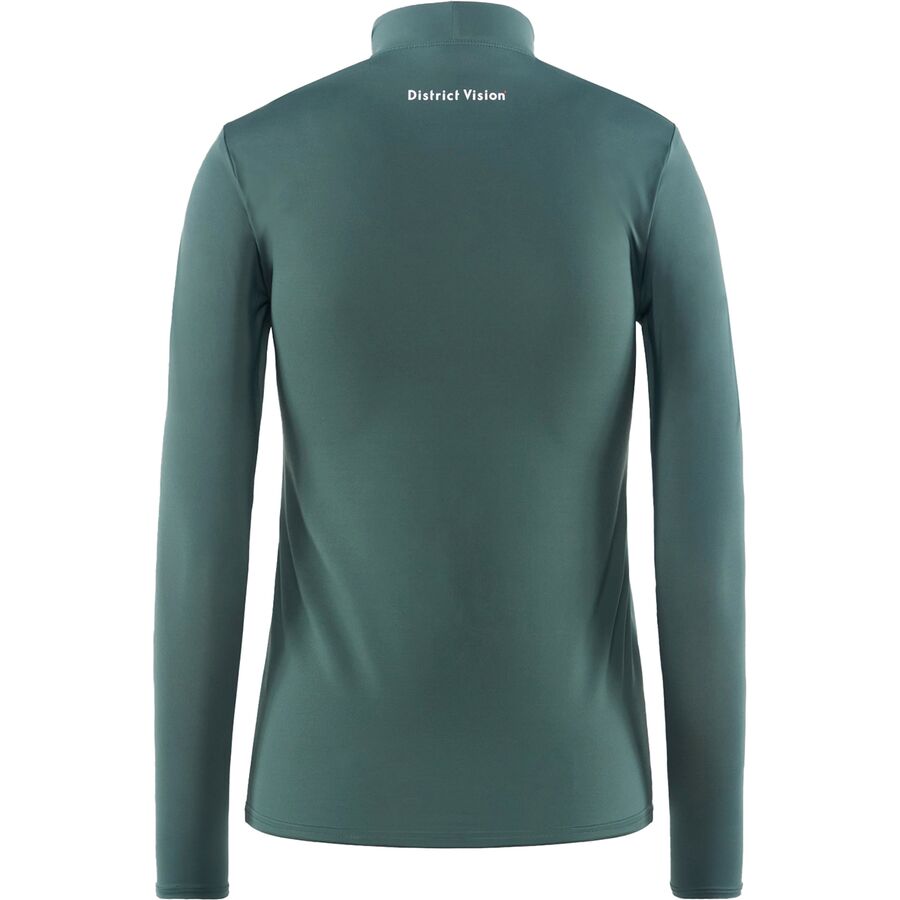 District Vision Paneled Long-Sleeve Mock T-Shirt - Women's Spruce