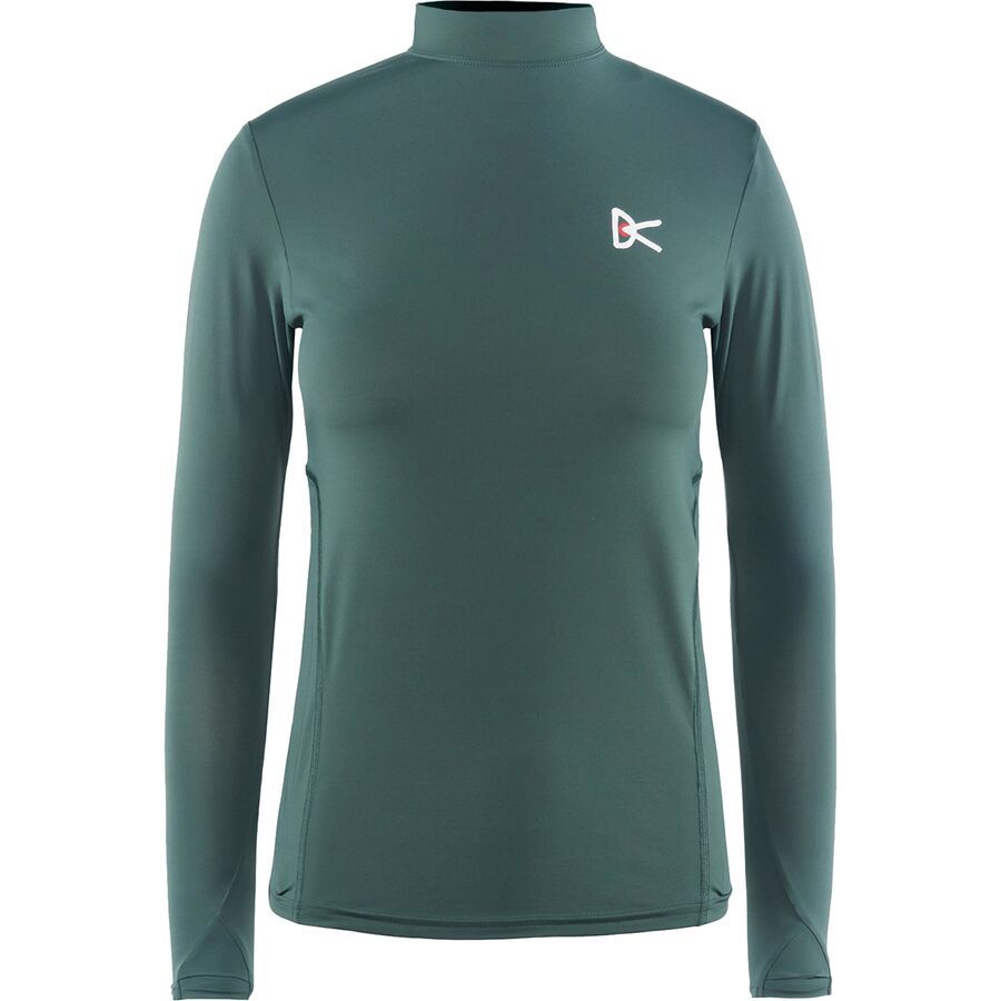 District Vision Paneled Long-Sleeve Mock T-Shirt - Women's Spruce