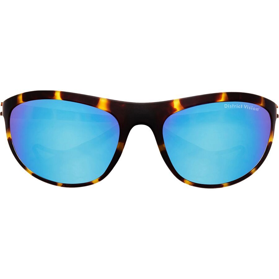 District Vision Takeyoshi Altitude Master Sunglasses Tortoise/Blue Mirror