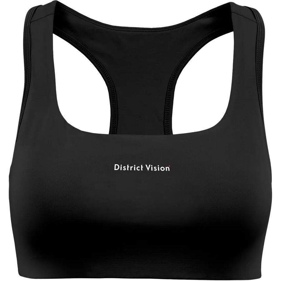 District Vision Twin Layer Medium Support Bra - Women's Black