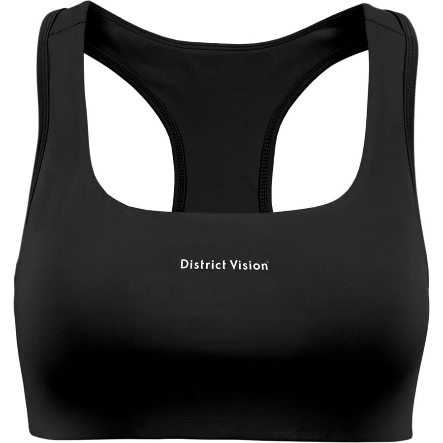 District Vision Twin Layer Medium Support Bra - Women's Black