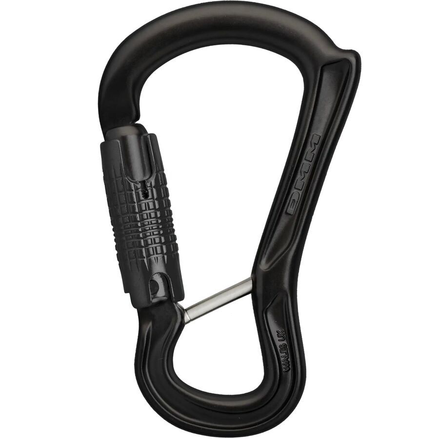 DMM Ceros Locking Carabiner - Locksafe Matte Grey