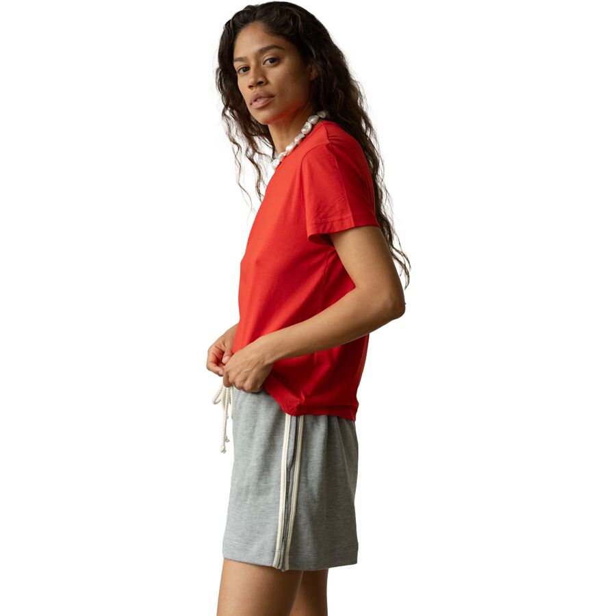 Donni The Eco-Terry Stripe Short - Women's Cornflower