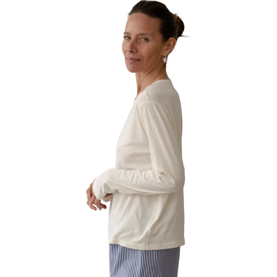 Donni The Jersey Long-Sleeve Top - Women's Creme