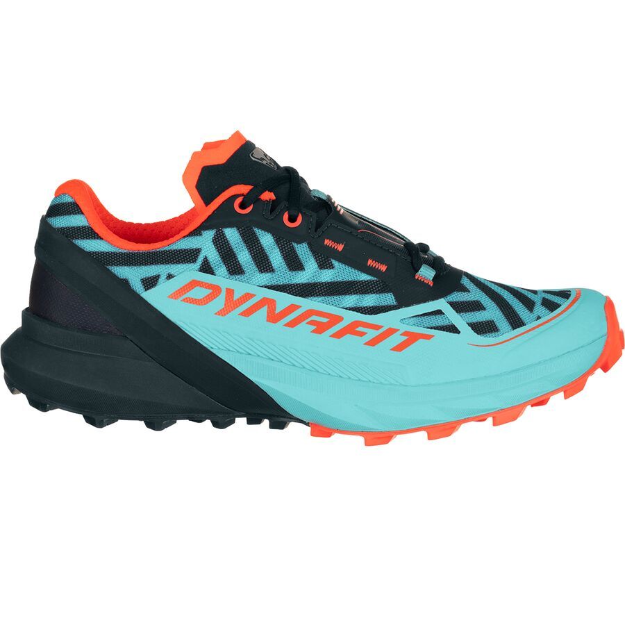 Dynafit Ultra 50 Graphic Trail Running Shoe - Women's Blueberry/Fluo Coral